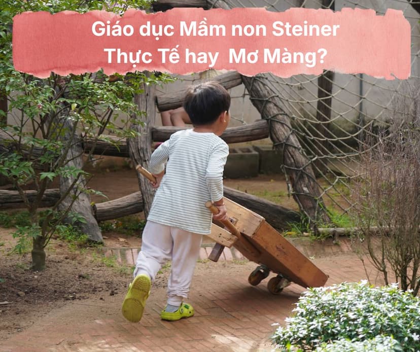 Image of: Minh oan cho giáo dục mầm non Steiner (Phần 1): Mơ màng, thiếu thực tế hay vì chính chúng ta đang mơ hồ?